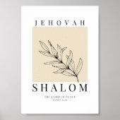 Jehovah Shalom Printable Poster (Vorne)