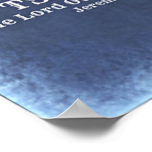 Jehovah Tsidkenu Poster (Ecke)