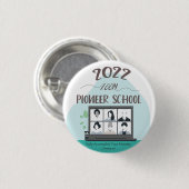 Jehovah Witness Zoom Pioneer School 2022 Button (Vorne & Hinten)