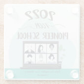 Jehovah Witness Zoom Pioneer School 2022 Glasuntersetzer (Rückseite)