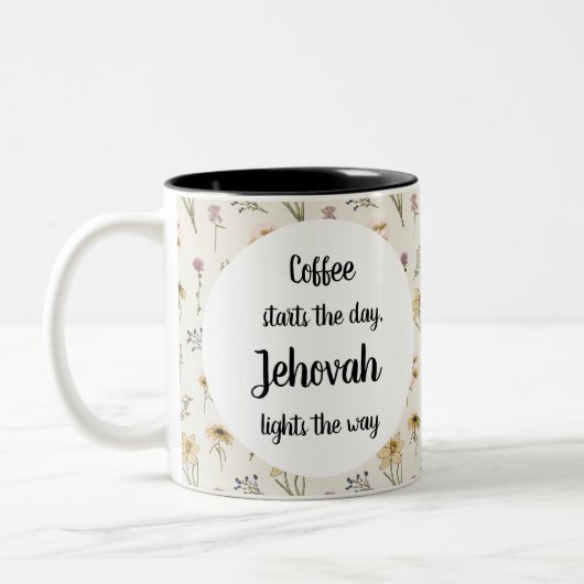 Jehovah Zeuge Tasse Jehovah beleuchtet den Tag (Links)