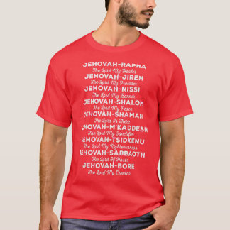 JehovahRapha-Namen Gottes T-Shirts, Christliche Ko T-Shirt