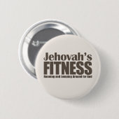 Jehovahs Fitness Button (Vorne & Hinten)
