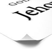 Jehovahs Namen Poster (Ecke)