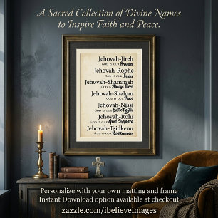 Jehovahs Namen Poster