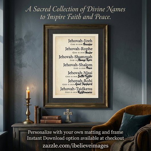 Jehovahs Namen Poster