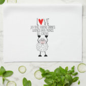 "Jehovahs Schaf - Früchte des Geistes" Kitche Geschirrtuch (Gefaltet)