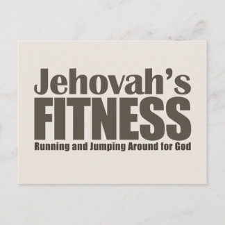 Jehovas Fitness Postkarte