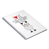 "Jehovas Schaf - Früchte des Geistes" Notebo Notizblock (Rechte Seite)