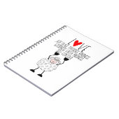 "Jehovas Schaf - Früchte des Geistes" Notebo Notizblock (Linke Seite)