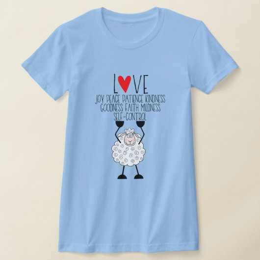 "Jehovas Schafe - Früchte des Geistes" T-Shirt (Ablage )