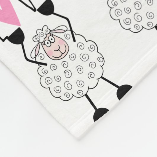 Jehovas Schafe/Liebe Fleecedecke (Ecke)