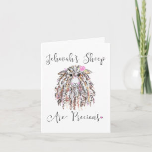 "Jehovas Schafe sind Wertvoll" Karte