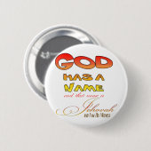 Jehovas Shirt für Zeugen Button (Vorne & Hinten)