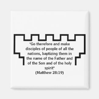 Jehovas Witness Watchtower Matthew 28:19 Magnet