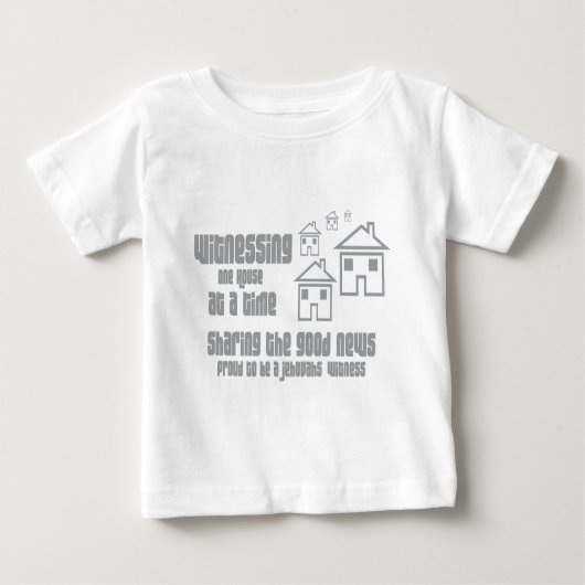 Jehovas Zeuge Baby T-shirt (Vorderseite)