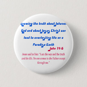 Jehovas Zeuge John14-6 Button