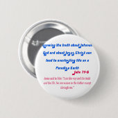 Jehovas Zeuge John14-6 Button (Vorne & Hinten)