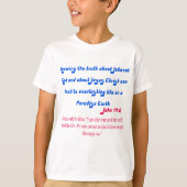 Jehovas Zeuge John14-6 T-Shirt (Vorderseite)