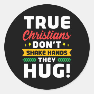 Jehovas Zeugen Jws Christen schütteln nicht die Ha Runder Aufkleber