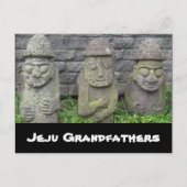 Jeju Grandvthers Postkarte (Vorderseite)