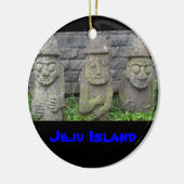 Jeju-Großväter, Jeju-Insel Keramik Ornament (Links)