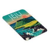 Jeju Island South Korea Travel Magnet (Rechte Seite)