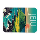 Jeju Island South Korea Travel Magnet (Horizontal)
