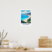 Jeju Island South Korea Travel Print Poster (Küche)