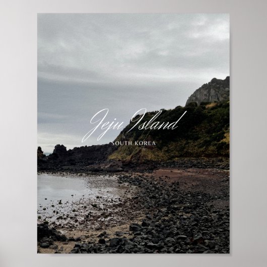 Jeju - Jeju Island - Südkorea Insel - 제 주 도 - 제 Poster (Vorne)