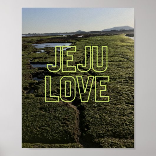 Jeju Liebe - Jeju - Jeju Island - Südkorea Poster (Vorne)