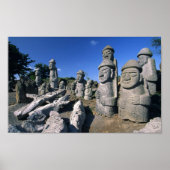 Jeju Stone Großvaters Statues Harubang Poster (Vorne)