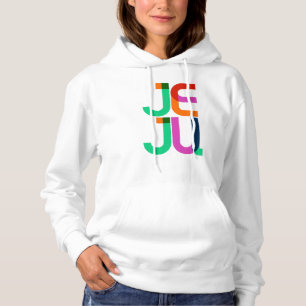 Jeju Südkorea Pop Art Letters Hoodie
