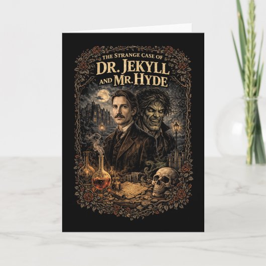 Jekyll and Hyde Feiertagskarte (Vorderseite)
