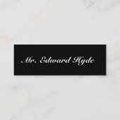 Jekyll/Hyde, 2 versahen Telefonkarte mit Seiten Telefonnummerkarte (Rückseite)