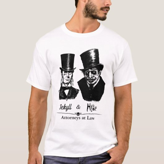Jekyll & Hyde Anwälte auf dem Gebiet des Rechts T-Shirt (Vorderseite)