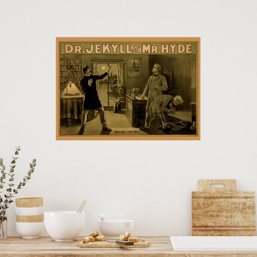 Jekyll & Hyde - Theaterposter Poster (Küche)