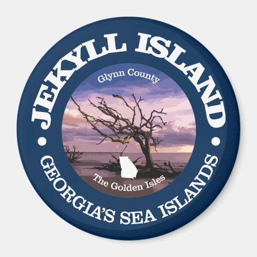 Jekyll Island (B) Magnet (Vorne)