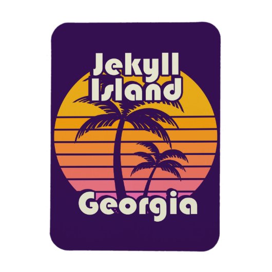 Jekyll Island Beach Georgia Magnet (Vertikal)