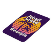 Jekyll Island Beach Georgia Magnet (Linke Seite)