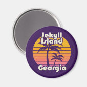 Jekyll Island Beach Georgia Magnet (Vorderseite/Rückseite)
