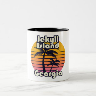 Jekyll Island Beach Georgia Zweifarbige Tasse