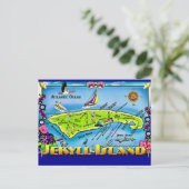 Jekyll Island Georgia Bunte Postkarte (Stehend Vorderseite)