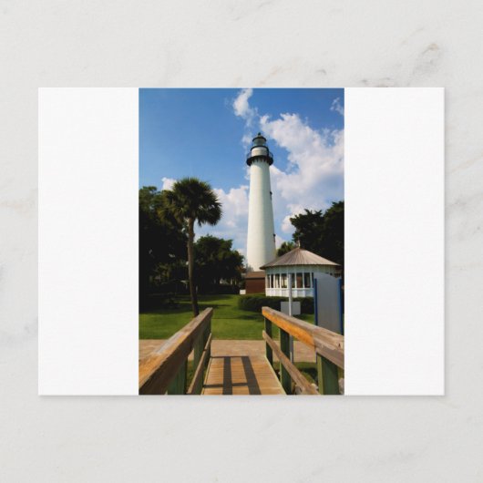 Jekyll Island Georgia Postkarte (Vorderseite)