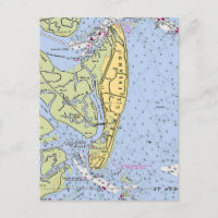 Jekyll Island Georgia Vintage Karte