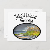 Jekyll Island Postkarte (Vorne/Hinten)