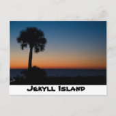 Jekyll Island Sunrise Postkarte (Vorderseite)