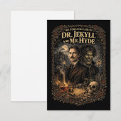 Jekyll und Hyde Dankeskarte (Vorne/Hinten)