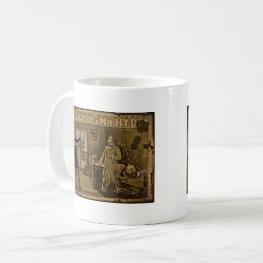 Jekyll und Hyde Poster Art Kaffeetasse (Vorderseite Links)