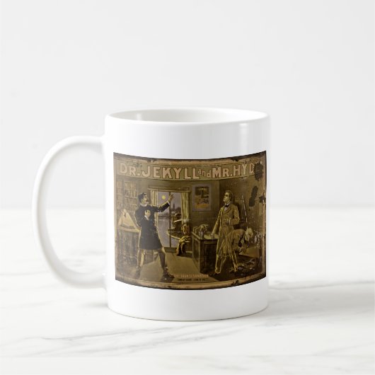Jekyll und Hyde Poster Art Kaffeetasse (Links)